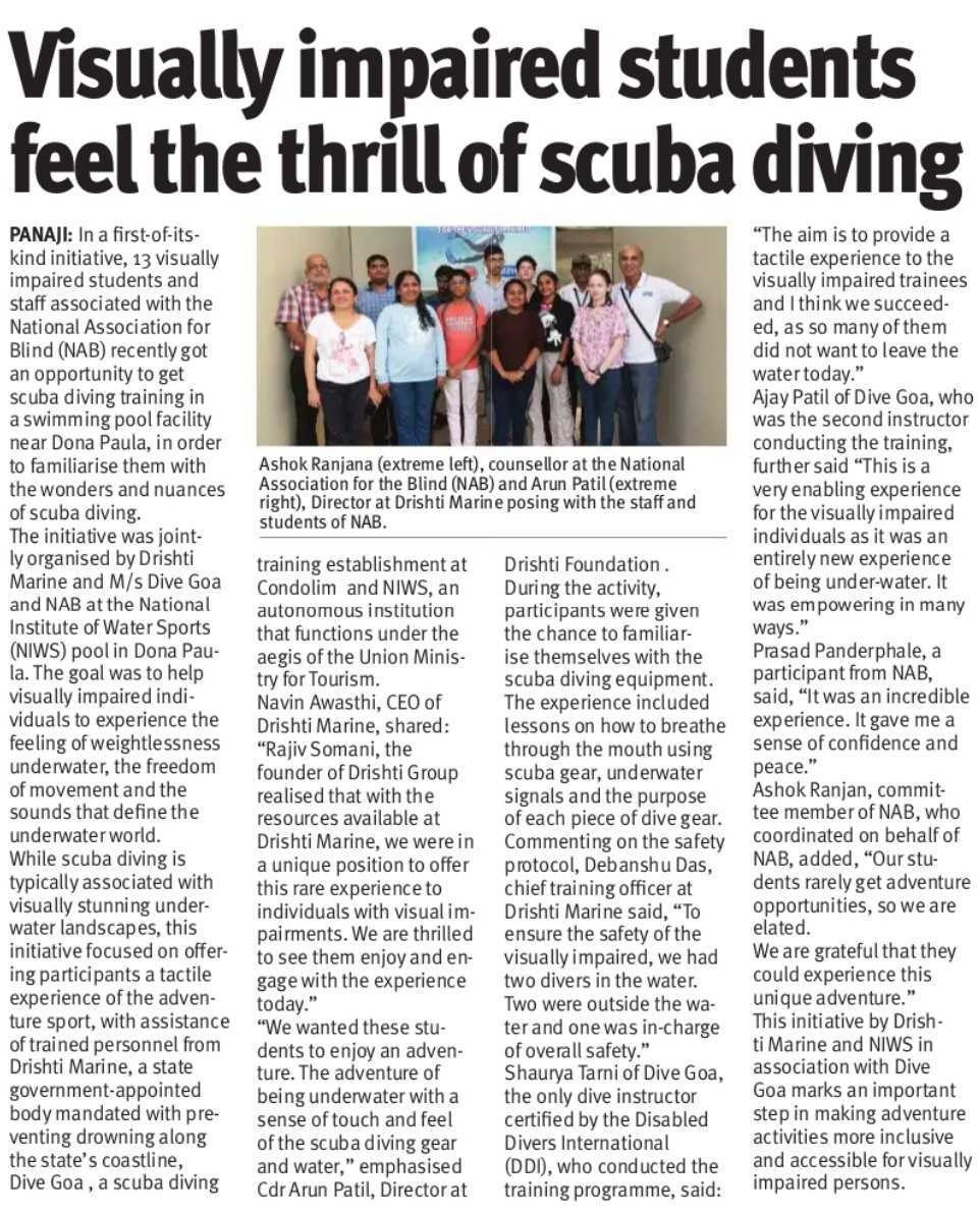Drishti Marines press coverage 5